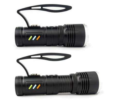 TURBO MOC- LATARKA LED WHITE LASER RED DALEKOSIĘŻNA 7000mAh PowerBank 1900m