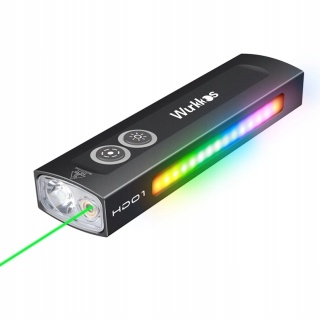 WIELOFUNKCYJNA MOCNA Latarka Laser LED RGBW Wurkkos HD01 1200lm akumulator