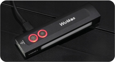 WIELOFUNKCYJNA MOCNA Latarka Laser LED RGBW Wurkkos HD01 1200lm akumulator