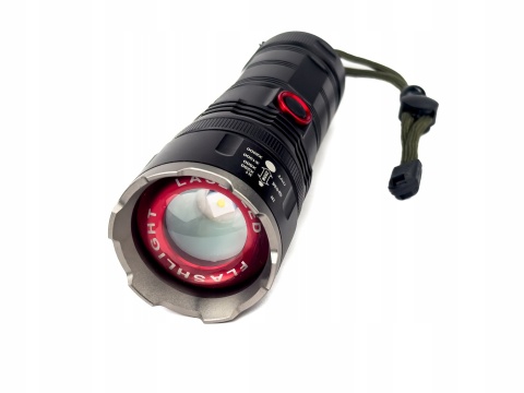 MOCAŻ LATARKA LED BIAŁY LASER DALEKOSIĘŻNA PowerBank 1900m maXvision 701