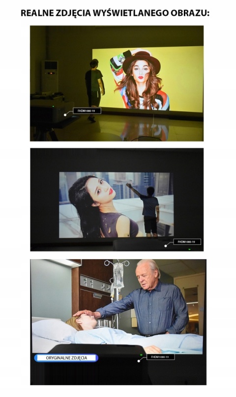 MOCNY PROJEKTOR LED 6800LM FULL HD