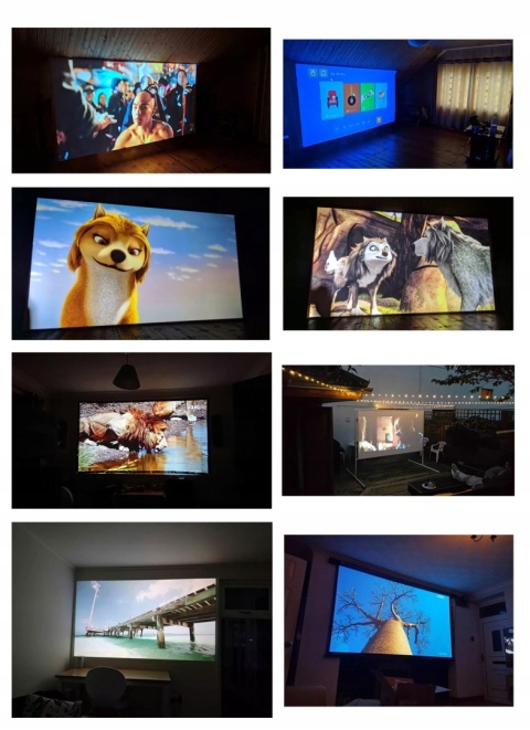 MOCNY PROJEKTOR LED 6800LM FULL HD