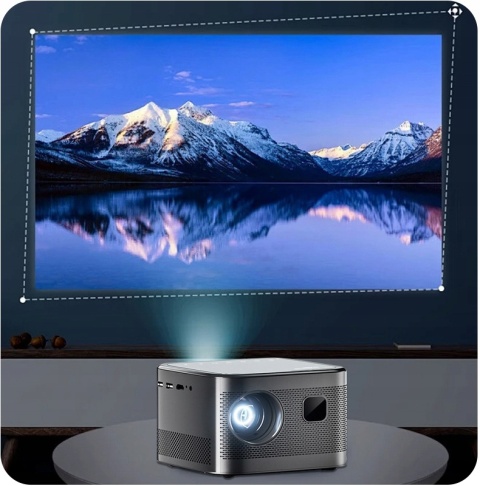 PROJEKTOR RZUTNIK FULL HD LED ANDROID HDR JAKOŚĆ PREMIUM AUTO FOCUS 4K HIT!