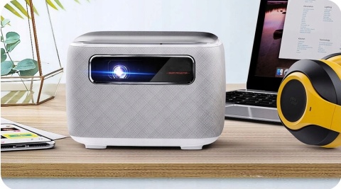 RZUTNIK PROJEKTOR DLP LED AKUMULATOR ANDROID PREMIUM AUTO FOCUS 4K 3D MOCNY