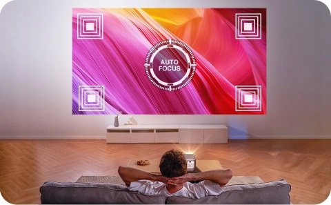 RZUTNIK PROJEKTOR DLP LED AKUMULATOR ANDROID PREMIUM AUTO FOCUS 4K 3D MOCNY