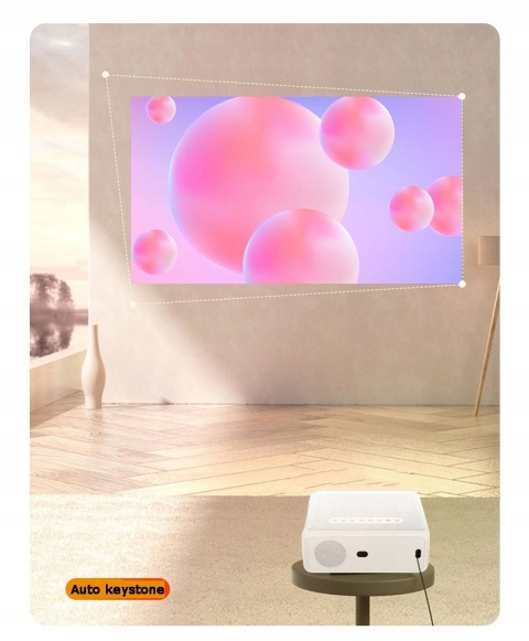 RZUTNIK PROJEKTOR LED maXvision PROJEKTOR LED FULL HD ANDROID 15000 LM